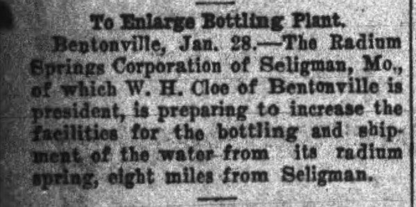 Radium Springs Bottling